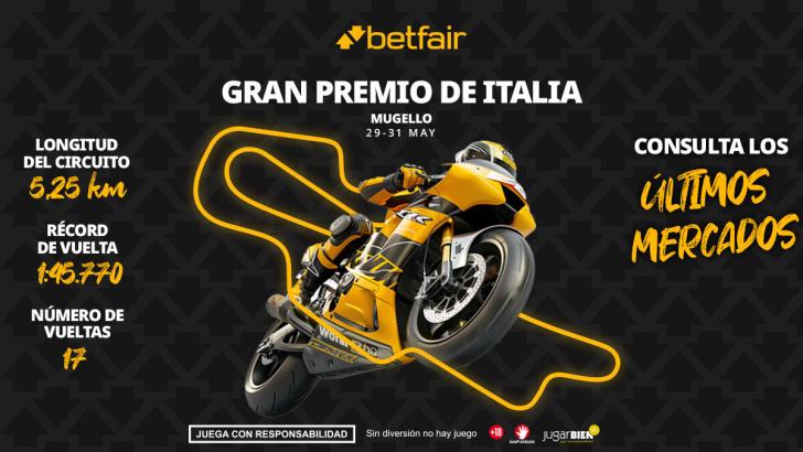 Gran Premio de Italia MotoGP 2026: horarios, pronósticos y dónde ver la carrera de Mugello